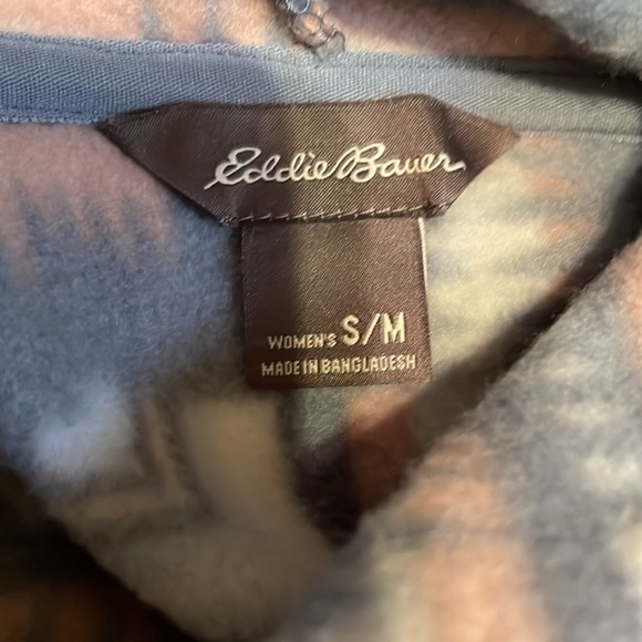Eddie Bauer women’s Small medium hoodie sweater fleece blanket warm quest NWT - Picture 4 of 8